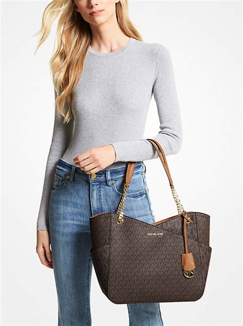 jet set large shoulder bag michael kors|michael kors jet set pouch.